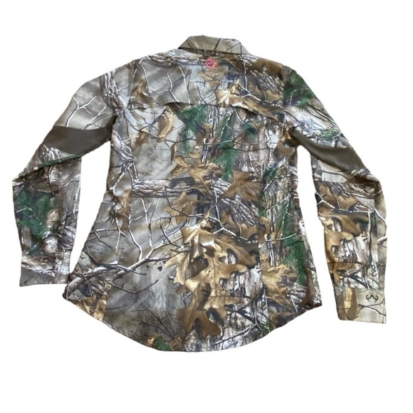 Magellan Outdoors Hunt Gear Women’s Medium Green Brown Woods - Picture 10 of 12